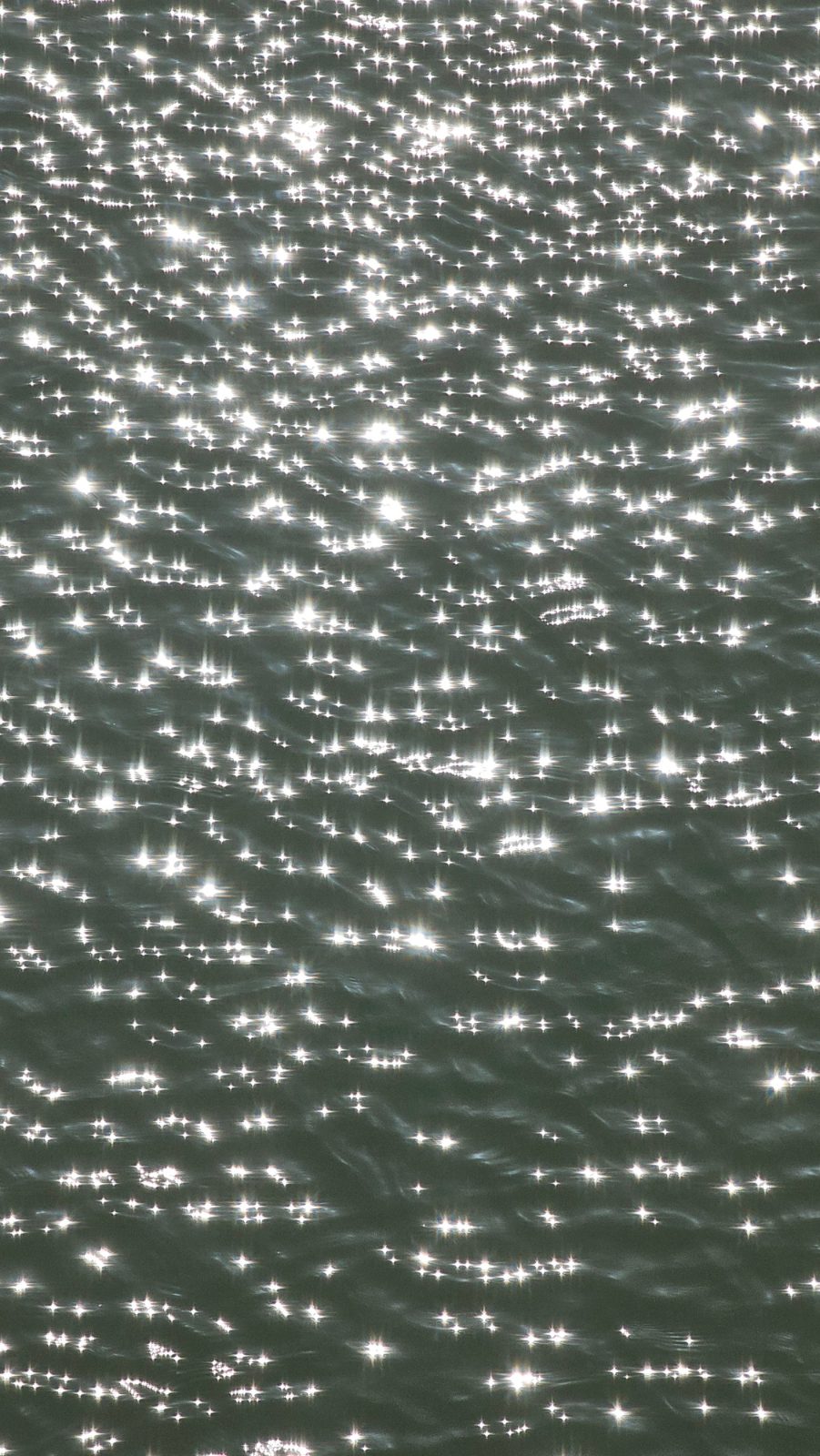 Light sparkling on water